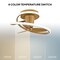 Modern Forms Fans Veloce Indoor Smart Fandelier 2700-3000-4000-5000K LED in Aged Brass FH-D2402-28L-AB - alternate 6